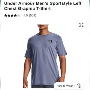 Under Armour Men's Sportstyle Left Chest  Graphic T-Shirt